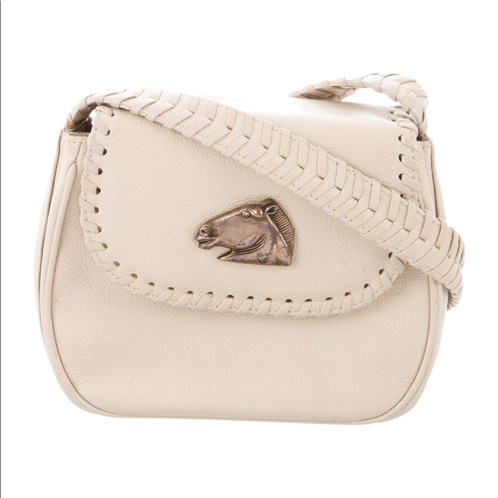 Leather shoulder bag